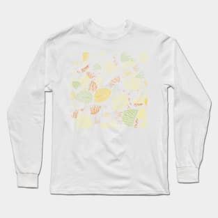 Autumn, Leaves Pattern 14 Long Sleeve T-Shirt